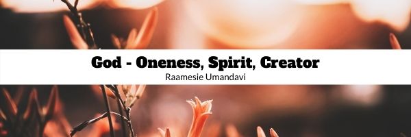 Background of pink tinged flowers, God - Oneness, Spirit, Creator, Raamesie Umandavi