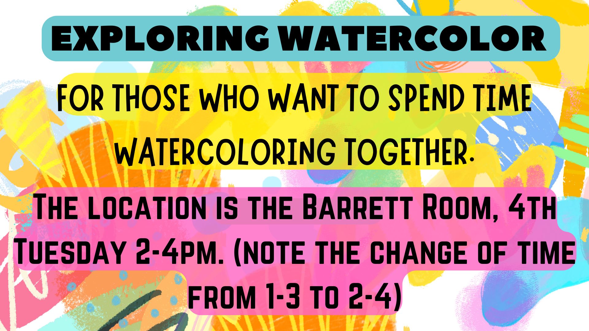 Exploring Watercolors