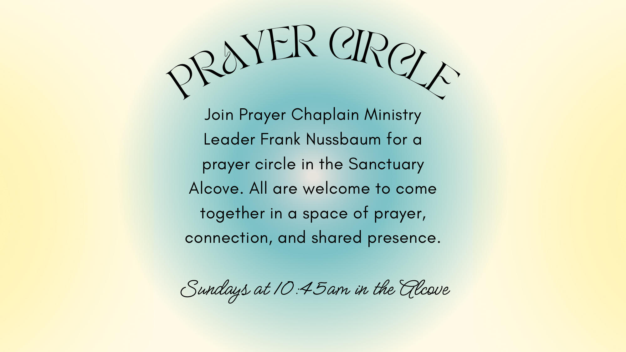 Prayer circle 