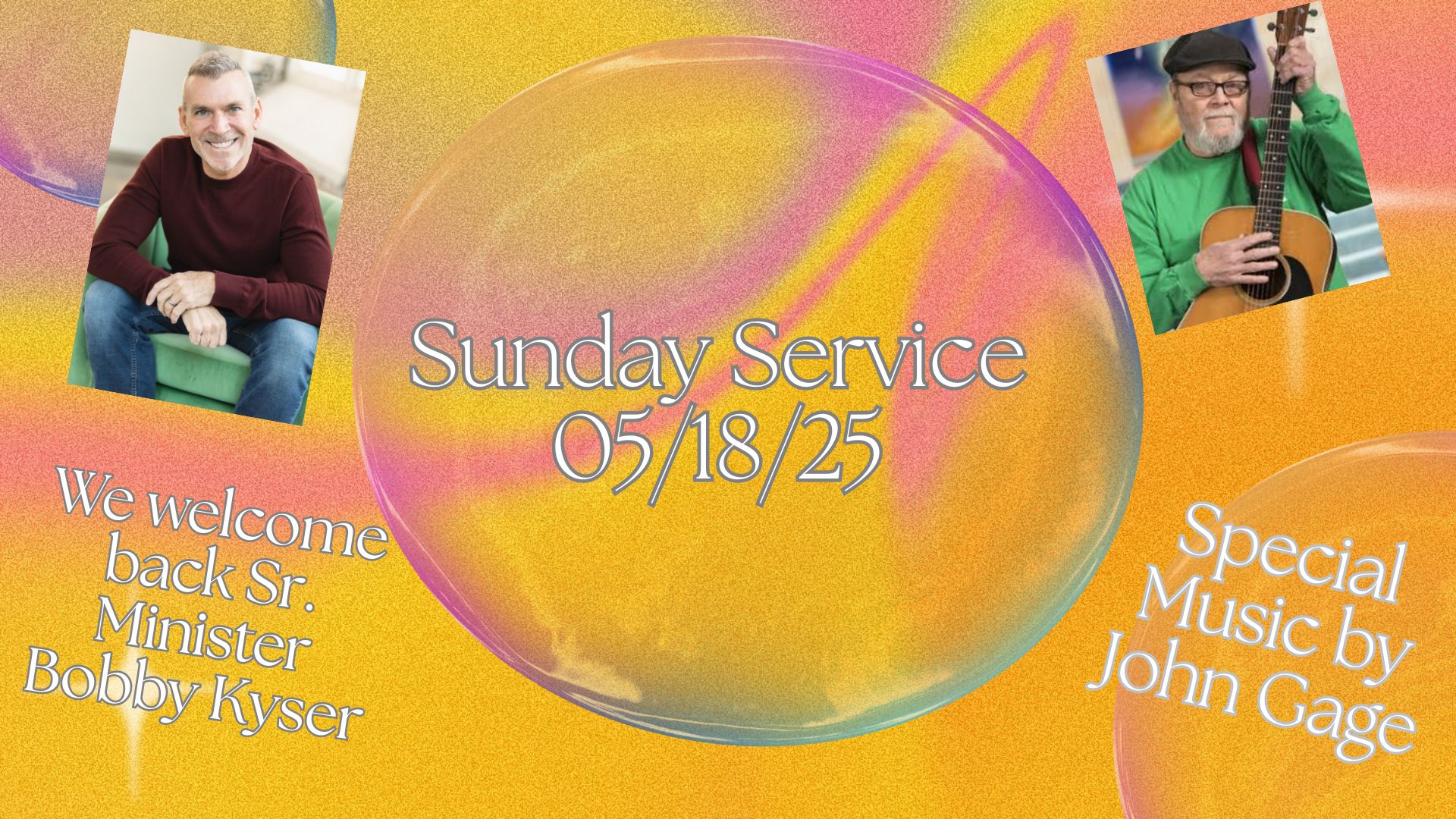 Sunday service 05.18