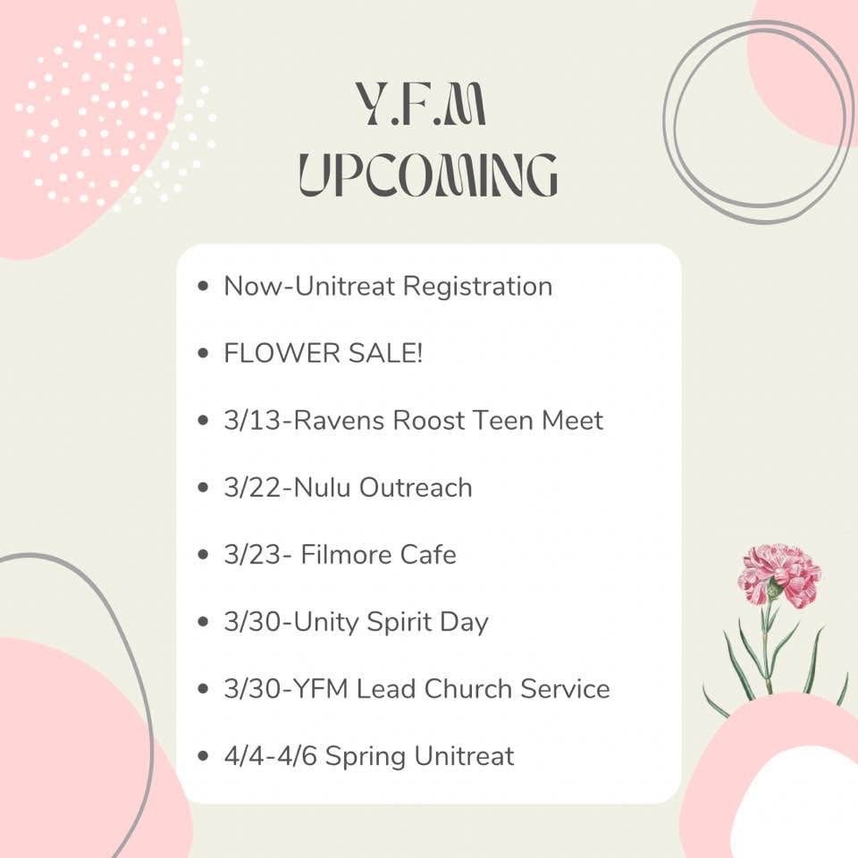 YFM Upcoming Events